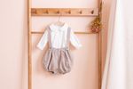 [BEBELOUTE] Bebe Bloomers(Beige), Overalls, Short Dungarees for Infant and Babyr, Cotton 100% _ Made in KOREA